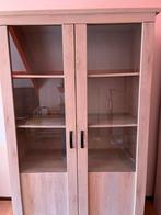 Vitrinekast met glazen deuren, Huis en Inrichting, Kasten | Vitrinekasten, Ophalen, 50 tot 100 cm, 150 tot 200 cm, 25 tot 50 cm