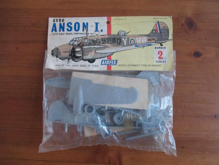 Avro Anson I  (Airfix 1/72), Hobby en Vrije tijd, Modelbouw | Vliegtuigen en Helikopters, Zo goed als nieuw, Vliegtuig, 1:72 tot 1:144