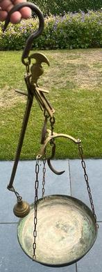 Te koop; oude weegschaal koper, Antiek en Kunst, Antiek | Gereedschap en Instrumenten, Ophalen of Verzenden