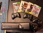 Xbox 360 met games en controllers, Spelcomputers en Games, Spelcomputers | Xbox 360, Ophalen of Verzenden, 120 GB, Met 3 controllers of meer