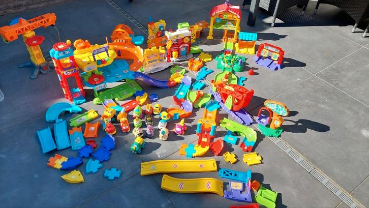 VTech Toet Toet Auto's en Zoef Zoef Dieren - Grote Set!, Kinderen en Baby's, Speelgoed | Vtech, Zo goed als nieuw, 2 tot 4 jaar