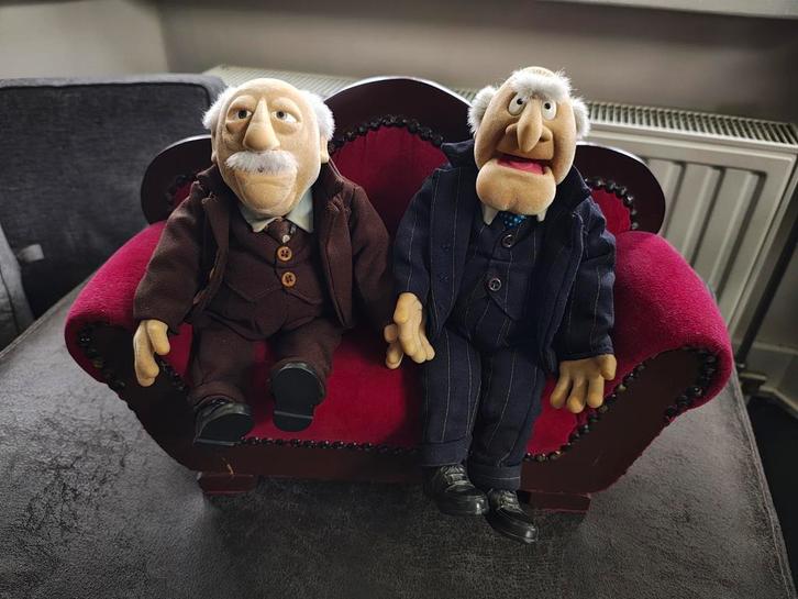 Waldorf statler Muppets, Verzamelen, Poppen, Zo goed als nieuw, Pop, Ophalen of Verzenden
