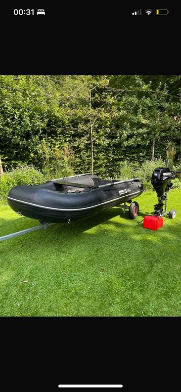 Nimarine 290 Black Rhino met 8pk 4-takt Suzuki bbm beschikbaar voor biedingen