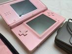 Nintendo DS Lite Roze met 2 spellen, Gebruikt, Ophalen of Verzenden, Roze, Met games