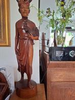 Art deco bali  man met haan, Antiek en Kunst, Ophalen of Verzenden