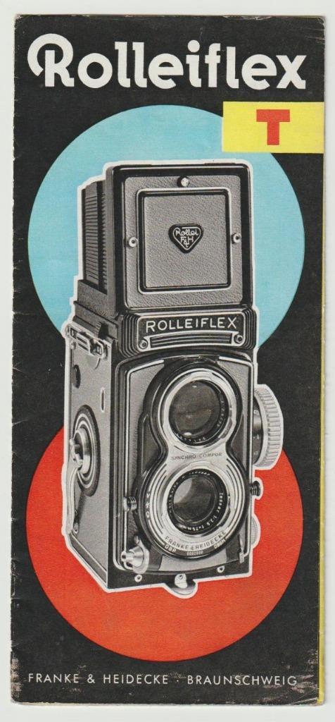 brochure Rollei-flex T Franke & Heidecke Braunschweig (D), Verzamelen, Merken en Reclamevoorwerpen, Gebruikt, Overige typen, Ophalen of Verzenden
