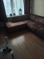 Bruine hoekbank 180b, 180l in cm, Ophalen, Zo goed als nieuw, Stof, Hoekbank