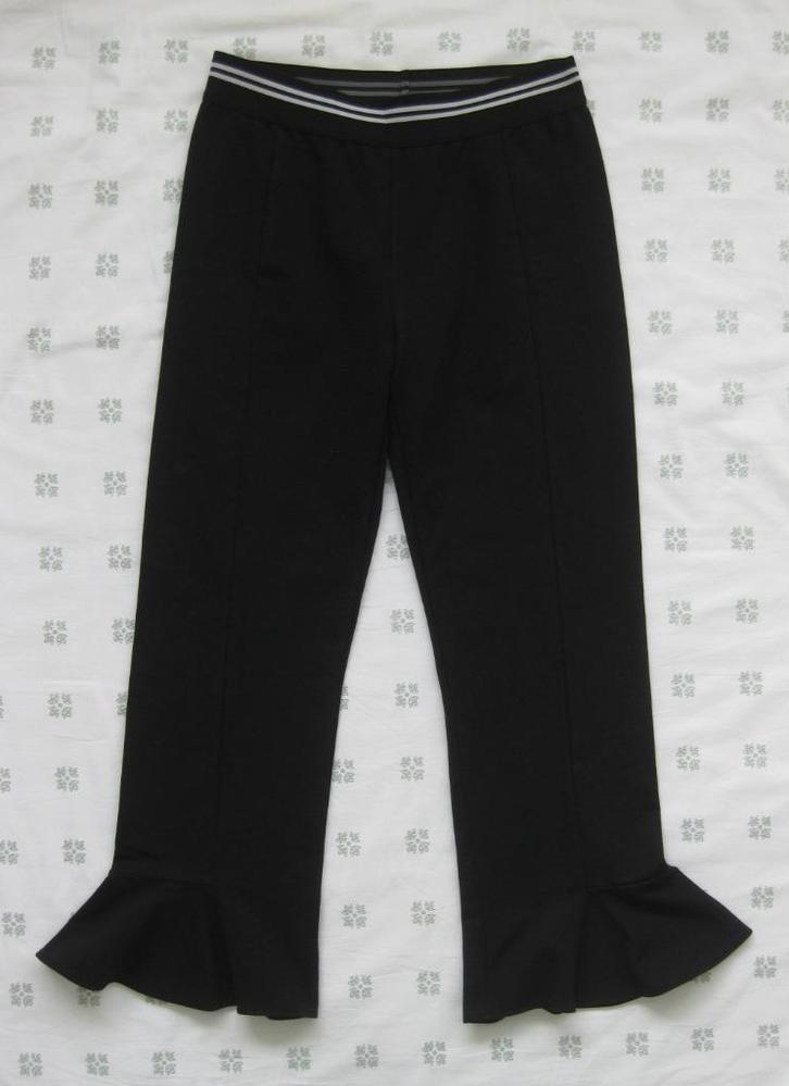 Save the Queen zwarte broek, met mooie pijpen, maat M, Kleding | Dames, Broeken en Pantalons, Zo goed als nieuw, Maat 38/40 (M)