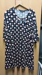 Zwarte jurk met roze stippen - Maat 48, THOMBIQ, Zwart, Maat 46/48 (XL) of groter, Ophalen of Verzenden