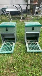 Trapbak kippen. Automatisch voeren. 12.00 €, Dieren en Toebehoren, Pluimvee | Toebehoren, Ophalen, Zo goed als nieuw, Drinken en Voederen