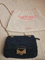 Valentino original schoudertas met gouden ketting NIEUW, Ophalen of Verzenden, Nieuw, Zwart, Schoudertasje