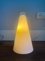 Teepee tafellamp, Mid century, Ophalen of Verzenden, Minder dan 50 cm, Glas