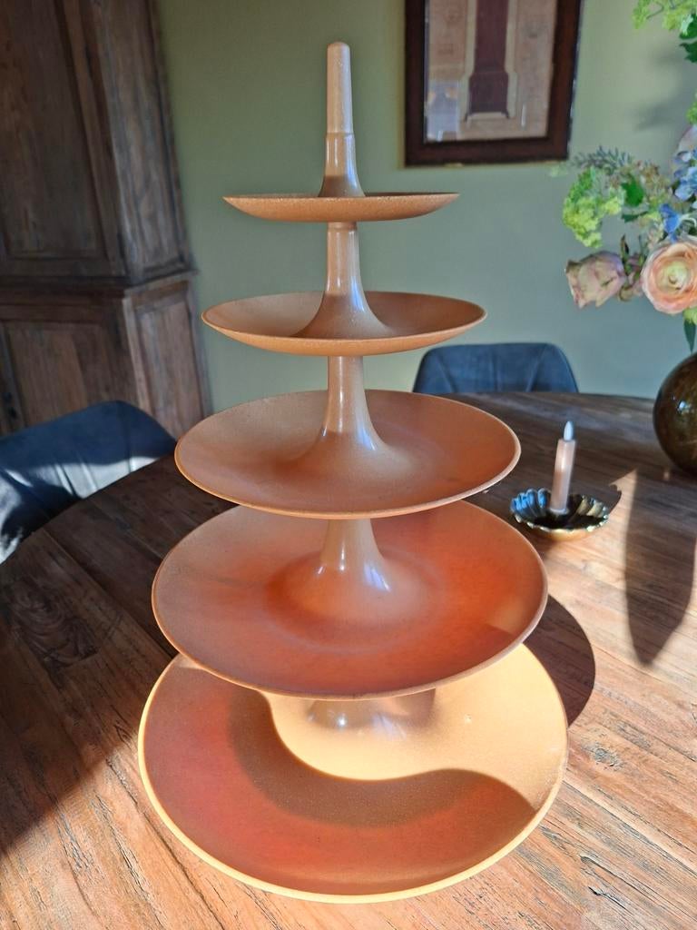 Koziol Etagère - 5 lagen Stijlvol Serveerrek, Huis en Inrichting, Woonaccessoires | Etagères, Ophalen of Verzenden, Gebruikt