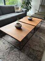 Design Salontafels - Unieke Houten Bladen, Huis en Inrichting, Tafels | Salontafels, 50 tot 100 cm, Zo goed als nieuw, Minder dan 50 cm