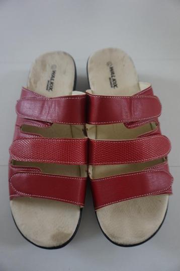 Walkx slippers klittenband / instappers sandaal rood maat 41 beschikbaar voor biedingen