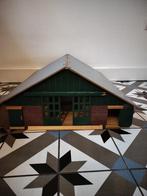 Kids Globe houten ligboxenstal (loopstal) op schaal 1:32., Ophalen, Gebruikt