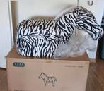 Poef Zebra, Minder dan 50 cm, Rond, Nieuw, Minder dan 50 cm