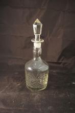 Antieke geslepen glazen karaf 28 cm, Antiek en Kunst, Antiek | Glas en Kristal, Ophalen of Verzenden
