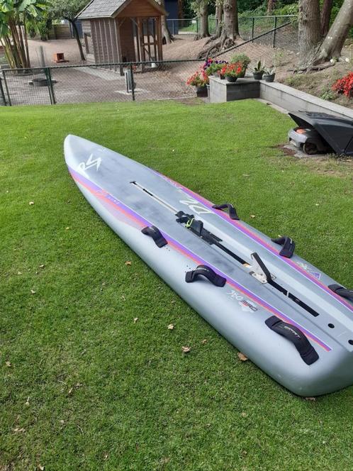 Surfboard raceboard exocet rs d2  Rondbodem Divisie 2, Watersport en Boten, Windsurfen, Gebruikt, Plank, 300 cm of meer, Met vin(nen)