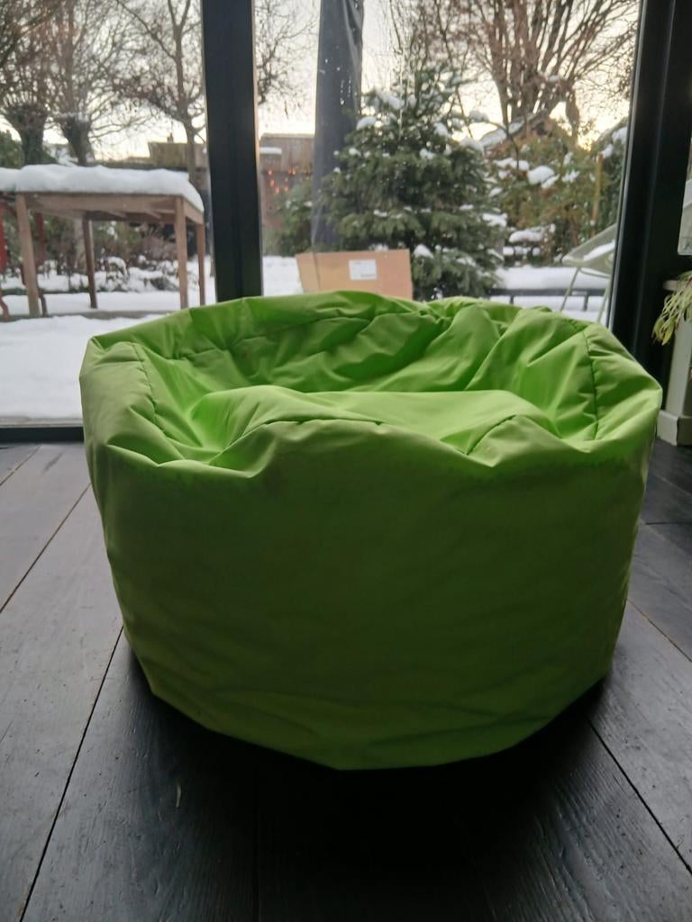 Groene Fatboy zitzak poef, Huis en Inrichting, Zitzakken, Ophalen of Verzenden, Zo goed als nieuw, Groen, Zitzak