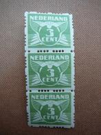 Nederland 1928 NVPH R 38 in verticale strip van 3 postfris, Ophalen of Verzenden, T/m 1940, Postfris