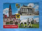 Ansichtkaart: Groningen, Groeten uit..., Ophalen of Verzenden, 1960 tot 1980, Gelopen, Groningen