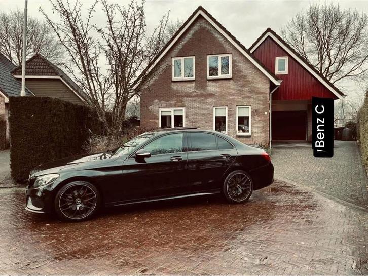 Mercedes benz C220 Amg  uitvoering, Auto's, Mercedes-Benz, Particulier, C-Klasse, Diesel, Euro 6, Sedan, Automaat, Zwart, Zwart