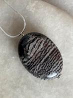 Jaspis ketting, Ophalen of Verzenden, Zo goed als nieuw, Steen of Mineraal