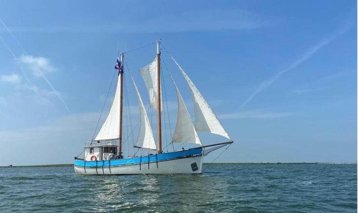 Noorse Zeilkotter, Watersport en Boten, Kajuitzeilboten en Zeiljachten, Gebruikt, Tourjacht of Cruiser, Hout, 12 meter of meer