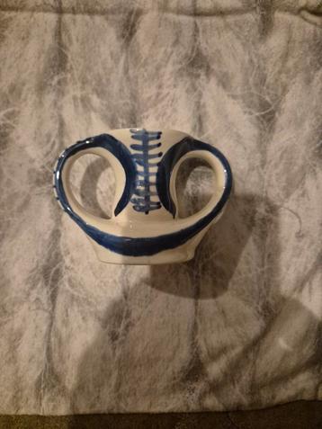 Blauw-wit kaarsenhouder beschikbaar voor biedingen