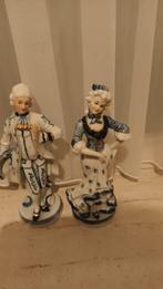 Vintage Porseleinen Beeldjes - Man en Vrouw, Ophalen of Verzenden, Mens