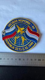 Patch klu decisive response 1999, Ophalen, Luchtmacht, Nederland, Embleem of Badge