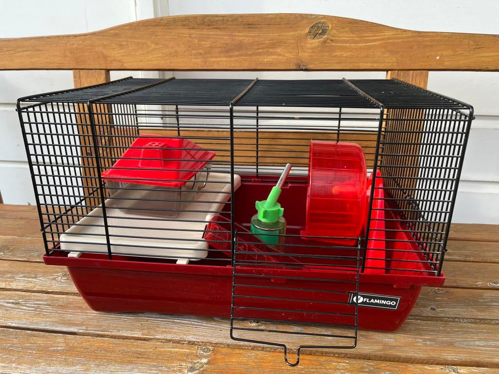 Flamingo Hamsterkooi Enzo 1 | hamster / muis, Minder dan 60 cm, Kooi, Gebruikt, Minder dan 75 cm
