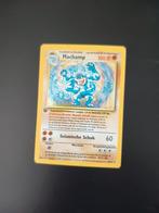 First edition Machamp holo pokémon kaart, Ophalen of Verzenden, Zo goed als nieuw, Losse kaart, Foil