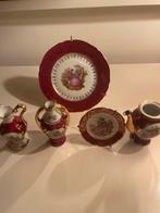 Vintage Limoges Miniatuur Set met Hofscenes, Ophalen of Verzenden