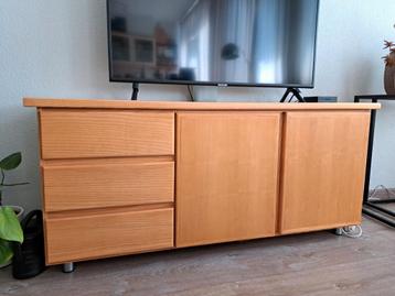 TV-kast / dressoir massief essenhout (excl. TV)