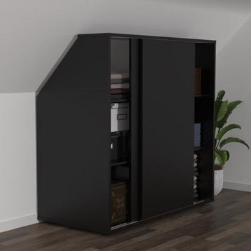 Kledingkast schuine wand zolder slaapkamer - opbergkast  beschikbaar voor biedingen