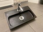 Fontein set Differnz Flat - Bluestone, Doe-het-zelf en Verbouw, Sanitair, Ophalen, Gebruikt, Steen, Wastafel