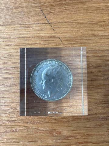 2,5 Gulden Wilhelmina 1937 in Epoxy beschikbaar voor biedingen