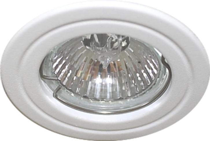 Inbouwspot wit LED  GU10, Huis en Inrichting, Lampen | Spots, Nieuw, Plafondspot of Wandspot, Metaal of Aluminium, Led, Inbouw