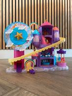 Polly Pocket Kasteel met Draaimolen en Reuzenrad, Verzamelen, Poppetjes en Figuurtjes, Ophalen of Verzenden, Gebruikt