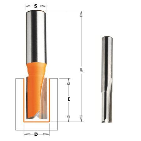 CMT Frezen HW Groeffrees kort S=8, Doe-het-zelf en Verbouw, Gereedschap | Machine-onderdelen en Toebehoren, Nieuw, Ophalen of Verzenden