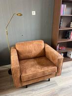 Woood Fauteuil cognac, Ophalen, Gebruikt, Eenpersoons, 75 tot 100 cm