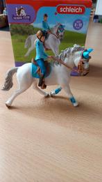 Schleich paard met tuig en ruiter, Ophalen of Verzenden, Nieuw