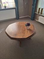 Kleine zware eiken salontafel, 100 tot 150 cm, Zo goed als nieuw, Minder dan 50 cm, Rechthoekig
