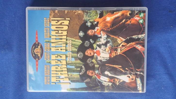 Three Amigos! "Steve Martin, Chevy Chase, Martin Short", Cd's en Dvd's, Dvd's | Komedie, Zo goed als nieuw, Actiekomedie, Alle leeftijden