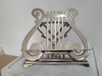 vintage brocante zeer oude muziek blad standaard croom, Ophalen