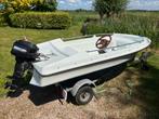 MBL “happy jive” consoleboot met 8(15)pk Mercury + trailer, Watersport en Boten, Gebruikt, Verzenden, Minder dan 70 pk, 3 tot 6 meter