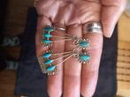 Navajo/Zuni sieraden, Verzenden, Zo goed als nieuw, Met edelsteen, Zilver