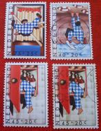 NL - Kinderpostzegels - 1977 - 2x Postfris en 2x Gestempeld, Verzenden, Na 1940, Postfris